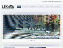 Tablet Screenshot of lexfinca.com